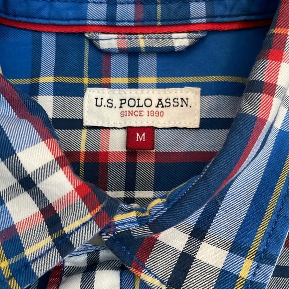 US Polo Assn checkered shirt - Picture 3 of 5